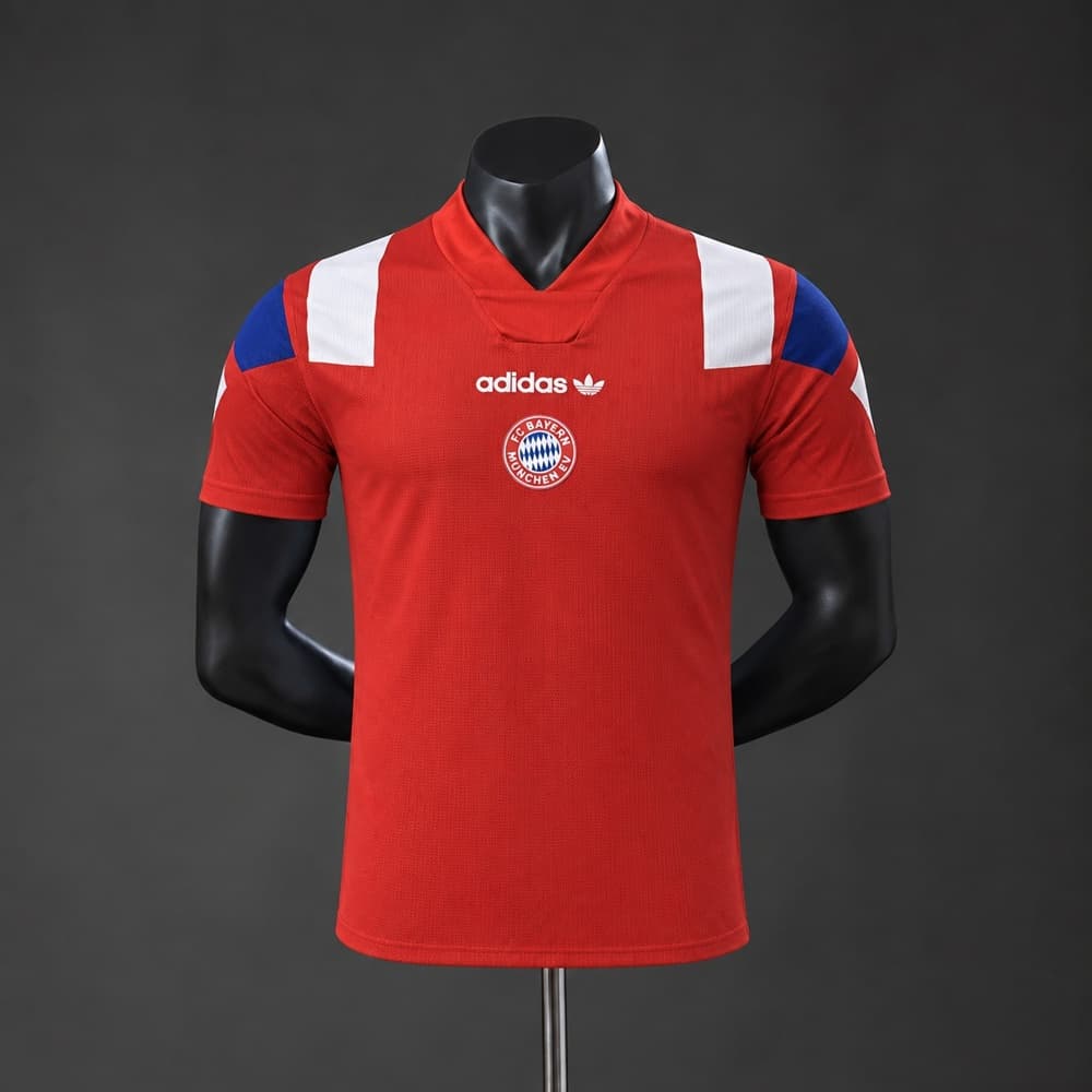 Camisola Bayern Munique 26/27 Edição Especial EQT Vermelha Versão Jogador