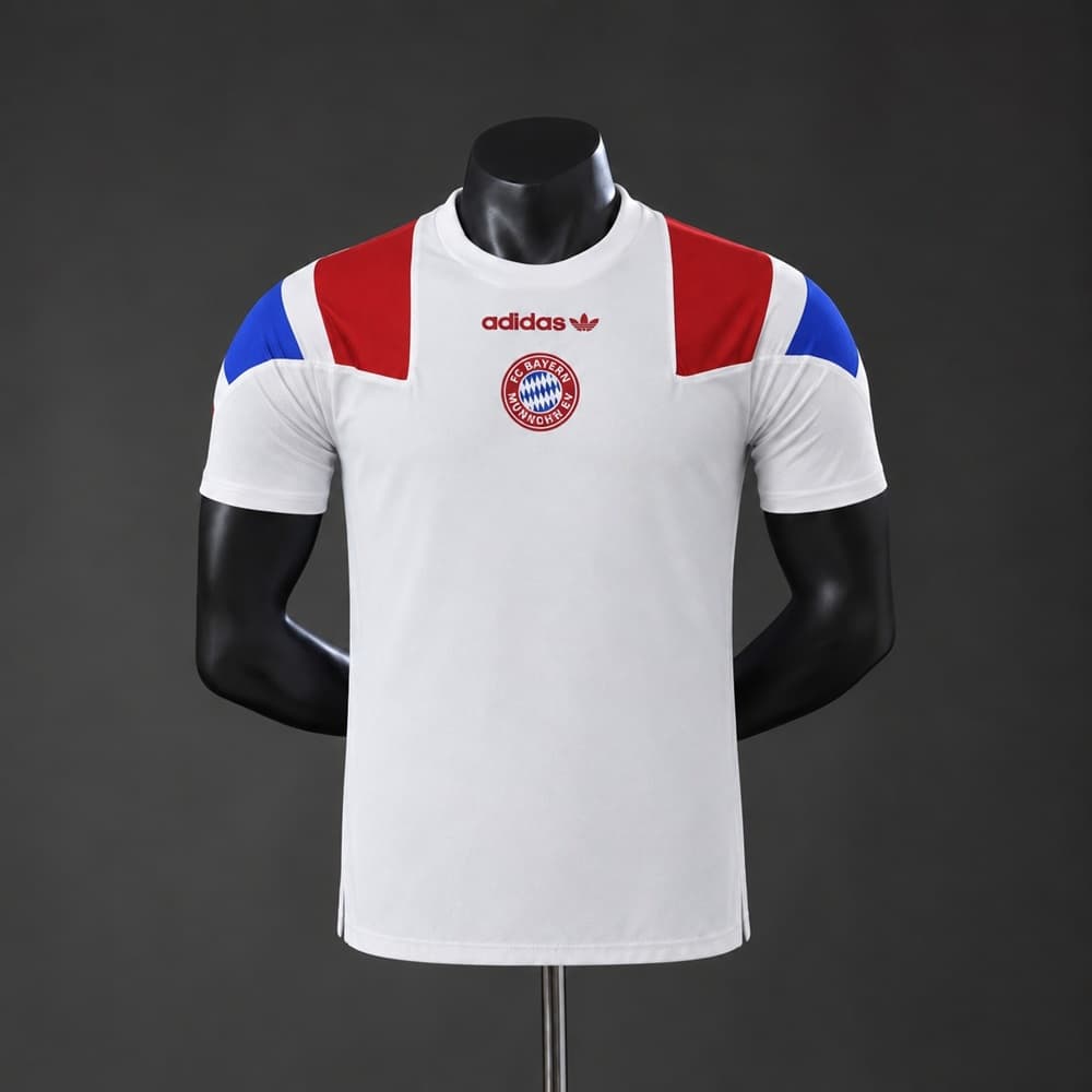 Camisola Bayern Munique 26/27 Edição Especial EQT White Versão Jogador