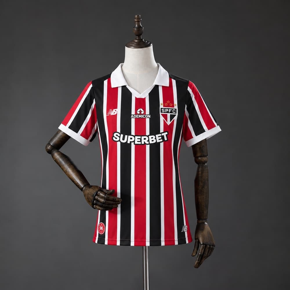 Camisola Feminina Secundária São Paulo 2026