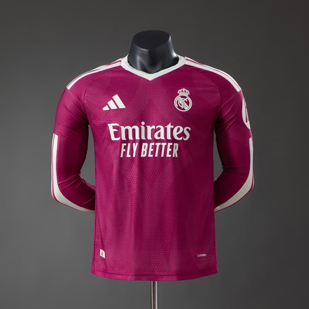 Camisola Manga Comprida Terciária Real Madrid 26/27 Versão Jogador
